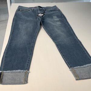 Tommy Hilfiger Distressed Blue Ankle Jeans
